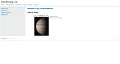 Desktop Screenshot of johnwsharp.com