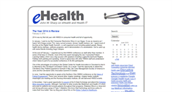 Desktop Screenshot of ehealth.johnwsharp.com